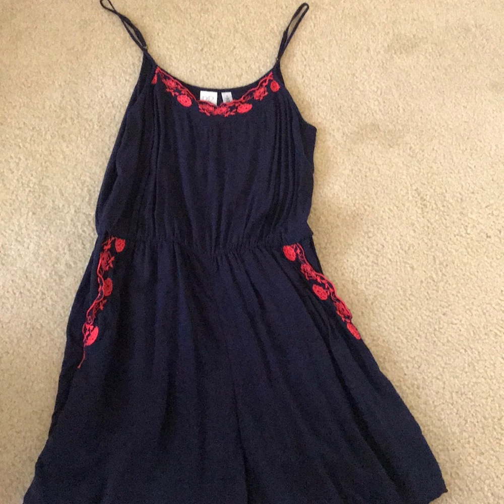 Blue and Orange Romper